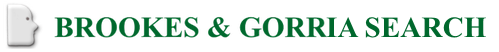 Brookes & Gorria Search Logo